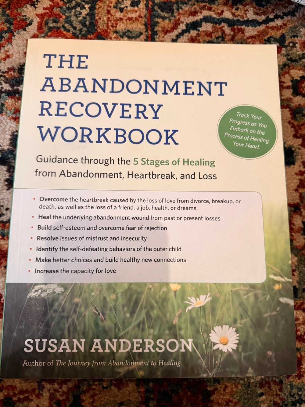 Harper The Abandonment Recovery Workbook - White, Blue, Green